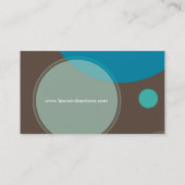 CARTE DE VISITE RETRO :: grands points 5L (Dos)