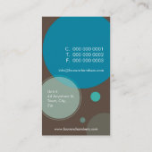 CARTE DE VISITE RETRO :: grands points 5P (Dos)