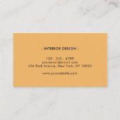 Carte De Visite Retro Groove Liquid Abstrait (Dos)