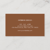 Carte De Visite Retro Groove Liquid Abstrait V (Dos)
