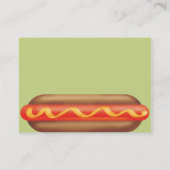 Carte De Visite Rétro hot dog - potelé (Dos)