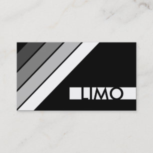 Carte De Visite rétro LIMOUSINE