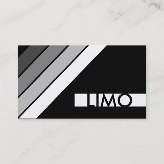 Carte De Visite rétro LIMOUSINE (Devant)