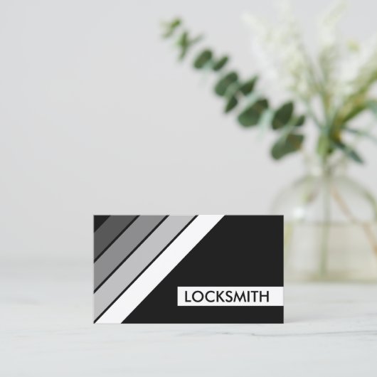 Carte De Visite REtro LOCKSMITH (Debout devant)