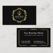 Carte De Visite Rétro mandataire ronde de professionnel de Balance (Devant / Derrière)