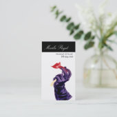 Carte De Visite Rétro maquilleur vintage (Debout devant)