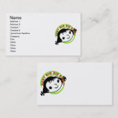 Carte De Visite Rétro meilleure grande soeur jamais (Devant / Derrière)