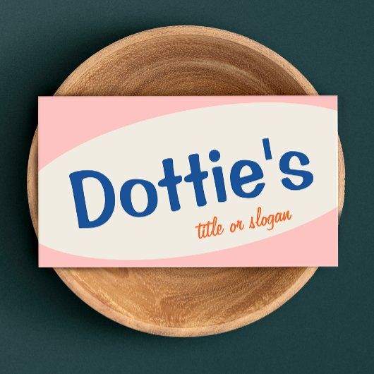 Carte De Visite Retro Mid Century 1950