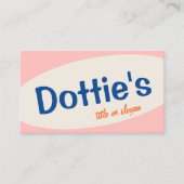 Carte De Visite Retro Mid Century 1950 (Devant)