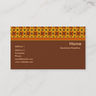 Carte De Visite Rétro MODÈLE vintage