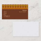 Carte De Visite Rétro MODÈLE vintage (Devant / Derrière)