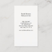 Carte De Visite Retro Noir et Or Art Déco Abstrait (Dos)