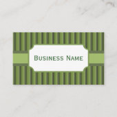Carte de visite rétro olive (Devant)