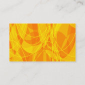 Carte De Visite Rétro orange (Dos)