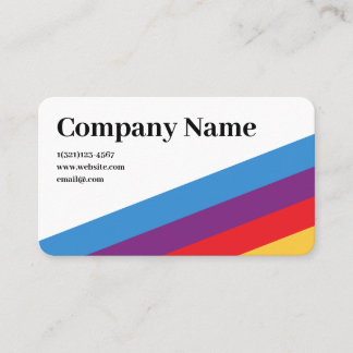 Carte de visite rétro personnalisée pour petite en