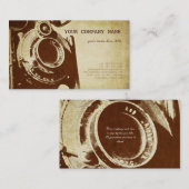 Carte De Visite Rétro photographie vintage (Devant / Derrière)