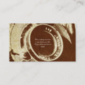 Carte De Visite Rétro photographie vintage (Dos)