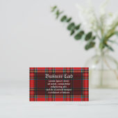 Carte De Visite Rétro plaid (Debout devant)