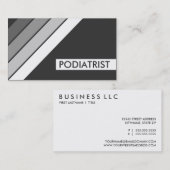 Carte De Visite RÉtro PODIATRIST (Devant / Derrière)