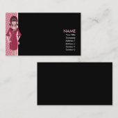 Carte De Visite rétro poussin 60s (Devant / Derrière)