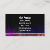 Carte De Visite Rétro professionnel frais de la cassette audio | (Dos)