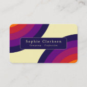 Carte De Visite Retro Rainbow (Devant)