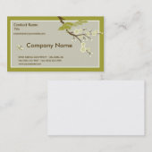 Carte De Visite Rétro simplicité Asiatique-Inspirée (Devant / Derrière)