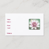 CARTE DE VISITE RETRO STYLE "LOTUS" (Dos)