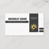 Carte De Visite Retro Stylish Office Department Store Owner (Devant)