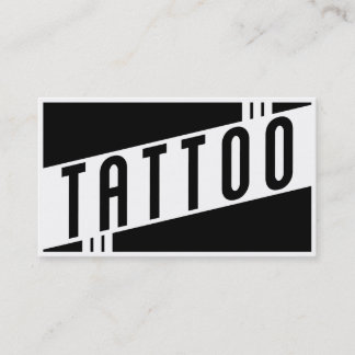 Carte De Visite rétro tatouage