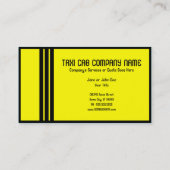 Carte De Visite rétro taxi (Dos)