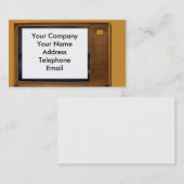 Carte De Visite Rétro télévision vintage (Devant / Derrière)