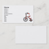 Carte De Visite rétro tricycle (Devant / Derrière)