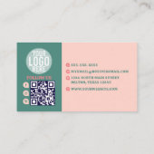 Carte De Visite Retro Typographie Cool Affaires Laisser un comment (Dos)