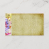 Carte De Visite Rétro urbain vintage (Dos)