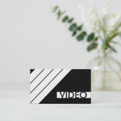 Carte De Visite retro VIDEO (Debout devant)