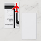 Carte De Visite rétro voyage de rayures (Devant / Derrière)