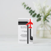 Carte De Visite rétro voyage de rayures (Debout devant)