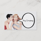 Carte De Visite Rétros Gossipers de femmes des années 1950 (Dos)