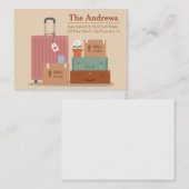 Carte De Visite Rétros nouvelles annonces à la maison de boîtes et (Devant / Derrière)