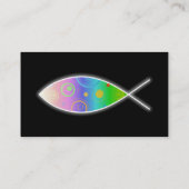 Carte De Visite Rétros poissons chrétiens, (Dos)