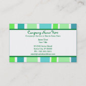 Carte De Visite rétros rayures : 2 dégrossis : (Dos)