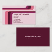 Carte De Visite rétros rayures : v.2 : (Devant / Derrière)