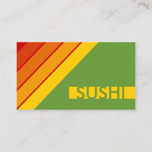 Carte De Visite rétros SUSHI