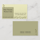 Carte De Visite Réunion d'animaux (Devant / Derrière)