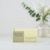 Carte De Visite Réunion d'animaux (Debout devant)