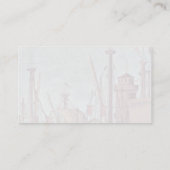 Carte De Visite Réunion du fiancé et du début (Dos)