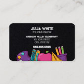Carte De Visite Réunion PTA de l'école (Devant)
