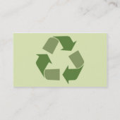 Carte De Visite Réutilisez - les affaires (Dos)