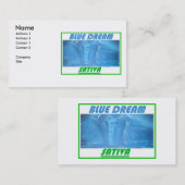 CARTE DE VISITE RÊVE BLEU SATIVA (Devant / Derrière)